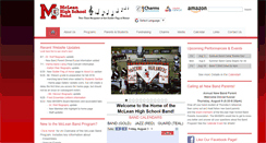 Desktop Screenshot of mcleanband.org